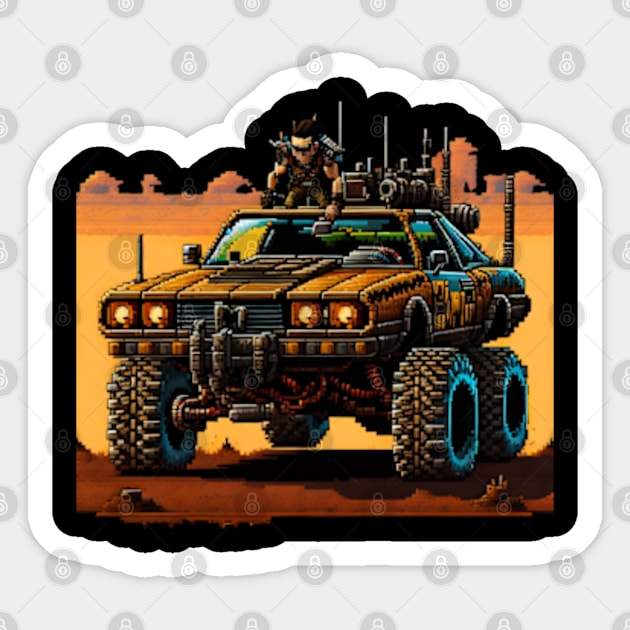 Post Apocalyptic Road Trip Sticker by DystoTown